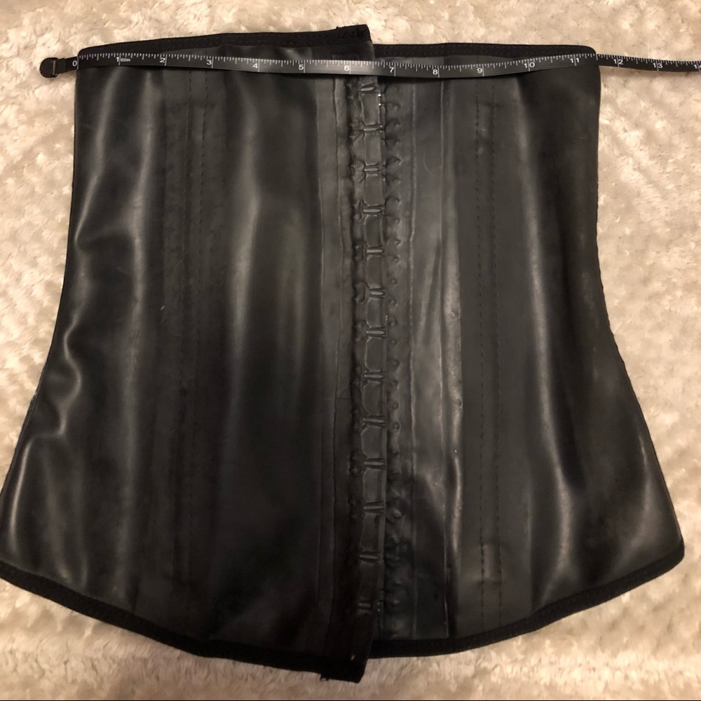 WGS Premadonna Waist Trainer Black Faux Leather - Picture 4 of 14